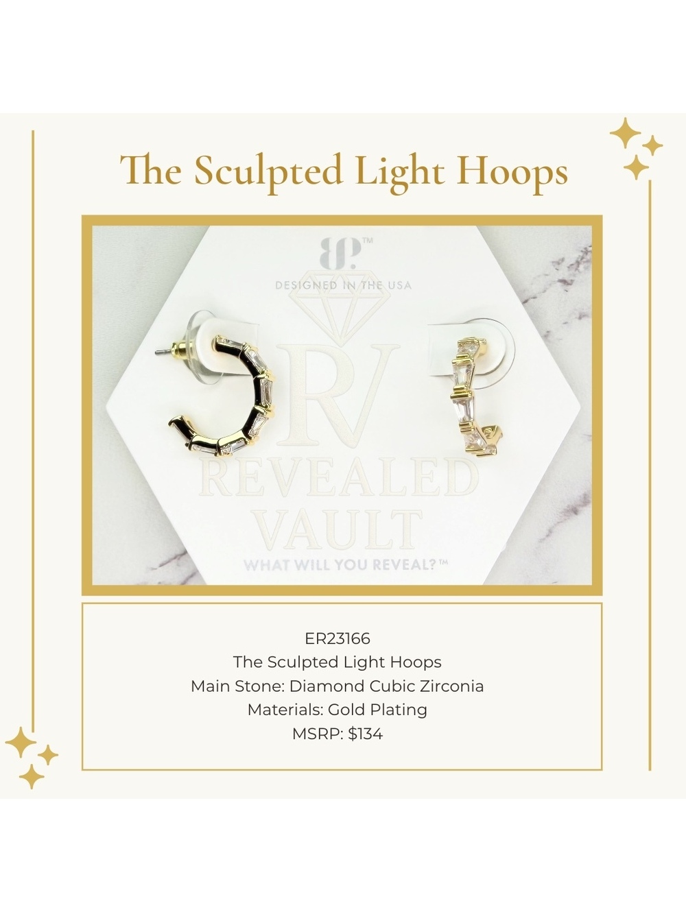 The Sculpted Light Hoops - OG